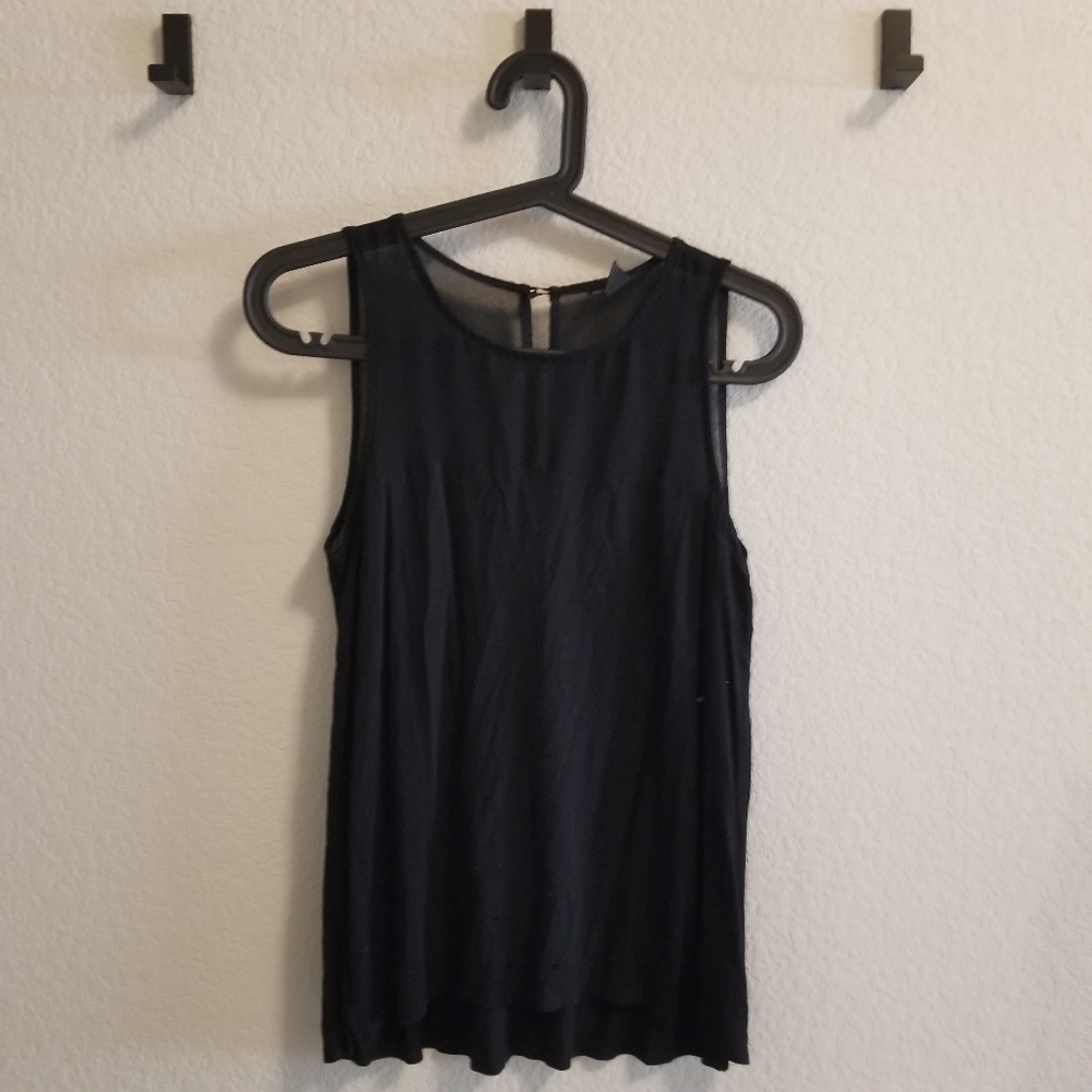 Black tank top